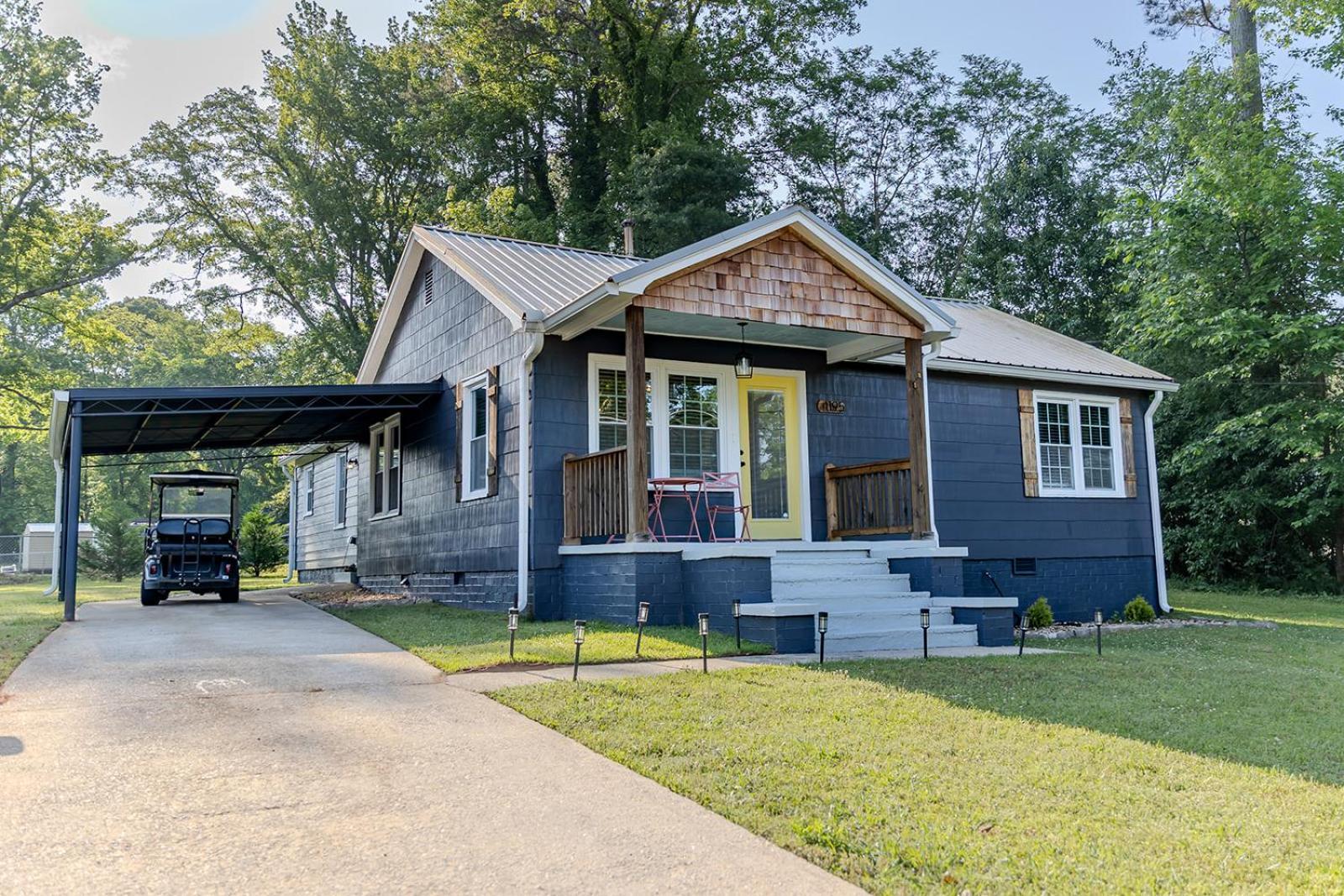 Blue Bungalow W/ Free Golf Cart 1/2 Mi From Square Ковингтон Экстерьер фото